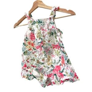 Zara baby girl collection floral romper 3-4 years